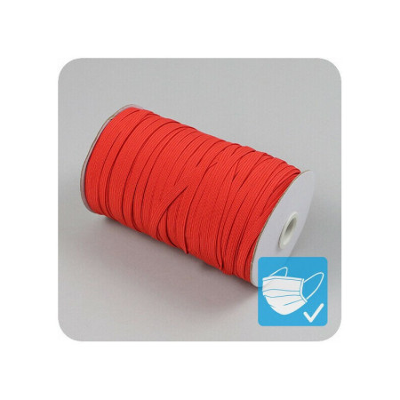 3MM Red Flat Elaststic Sewing Cord