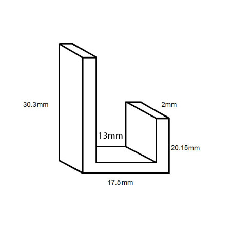 Top Bottom Board Display Rail
