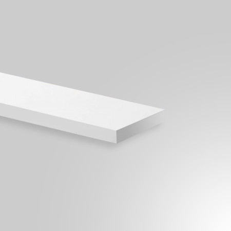 Suspended White Wooden Shelf (Ceiling to Floor) Cable Display Kit