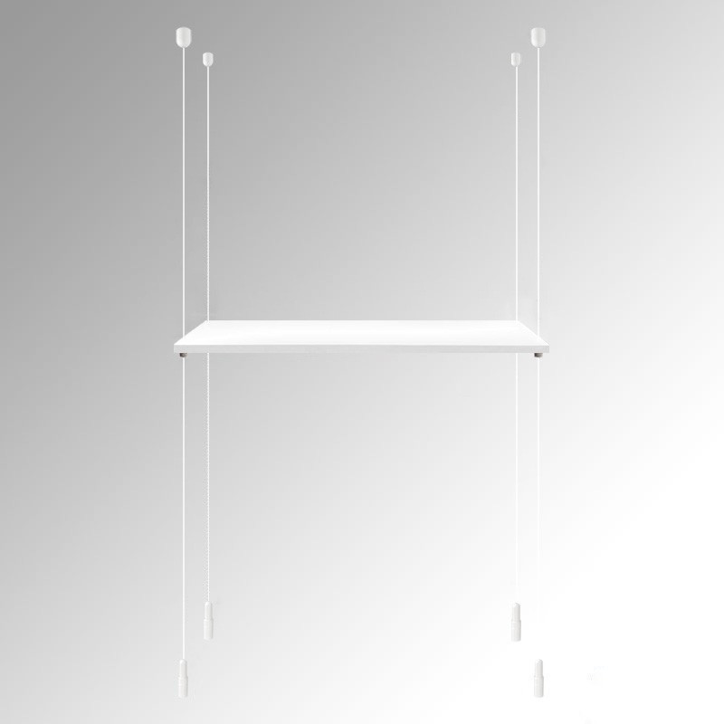 White Wooden Shelf Cable Display Kit