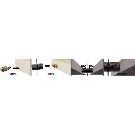 Hanging Wood Shelf Boss Support Double