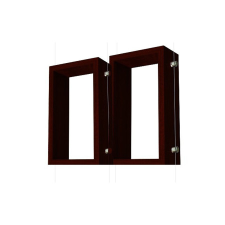 Hanging Wood Shelf Boss Support Double