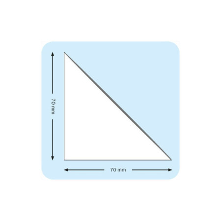 Self Adhesive Transparent Triangle Document Pocket