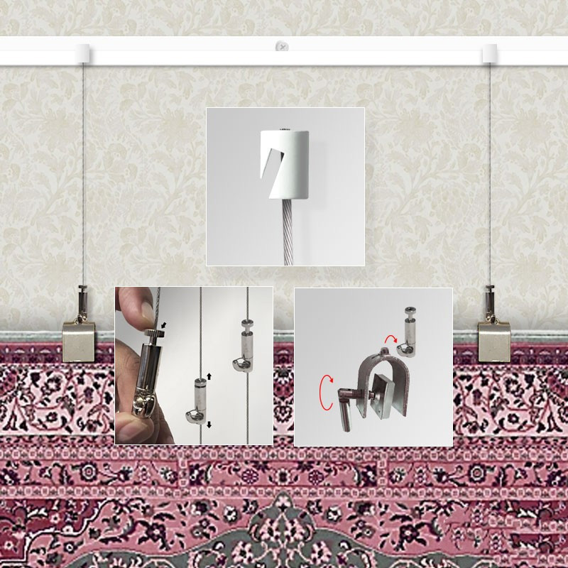 Rug hanging for J-Rail | Rug hanging