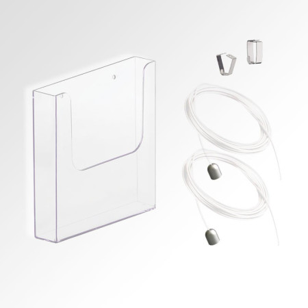 Brochure Holder Ceiling Hanging Cable Kit
