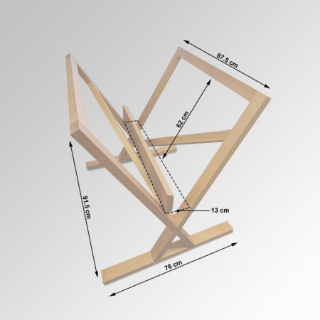 Wooden Cradle Print Browser XL