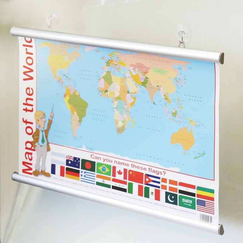 Aluminium Poster Hanger with Suction Cups