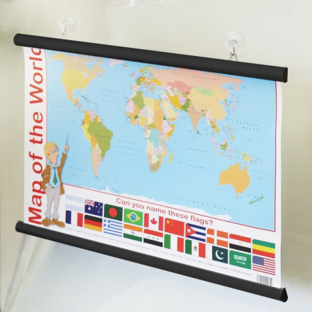 Aluminium Poster Hanger with Suction Cups