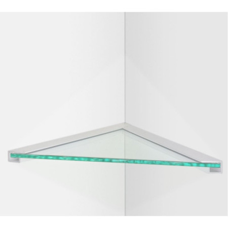 Curved & Straight Corner Glass Shelf | Impsuk