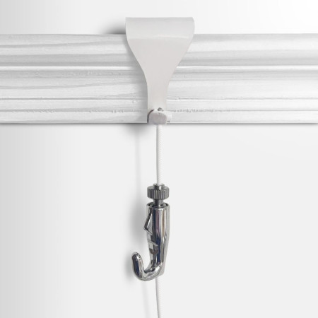 White Wire Rope with Moulding Hook Cable Kit  | Impsuk