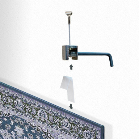 Rug Hanging Cable Kit with Clip-Rail | Impsuk