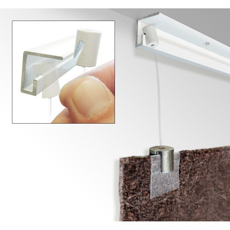 Rug Hanging Cable Kit for J-Rail, P-Rail & C-Rail | Impsuk