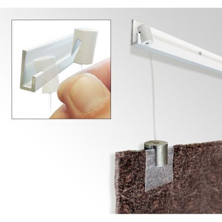 Rug Hanging Cable Kit for J-Rail, P-Rail & C-Rail | Impsuk