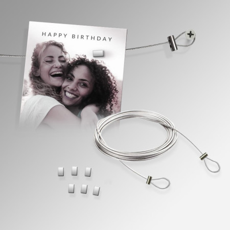 Photo Magnet Display Kit with Multiple Cables