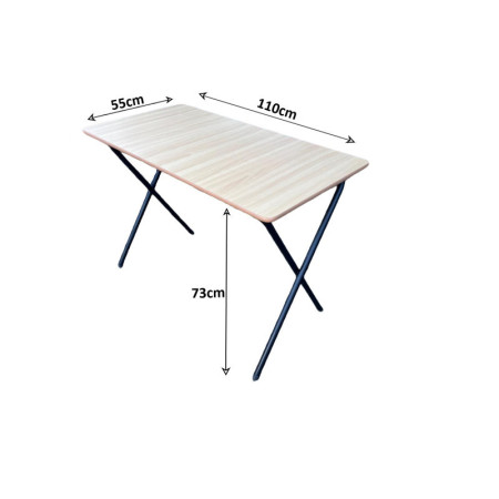 Dining Table with 4 Folding Chairs Set | Impsuk