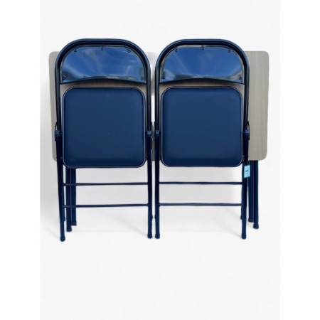 Dining Table with 4 Folding Chairs Set | Impsuk