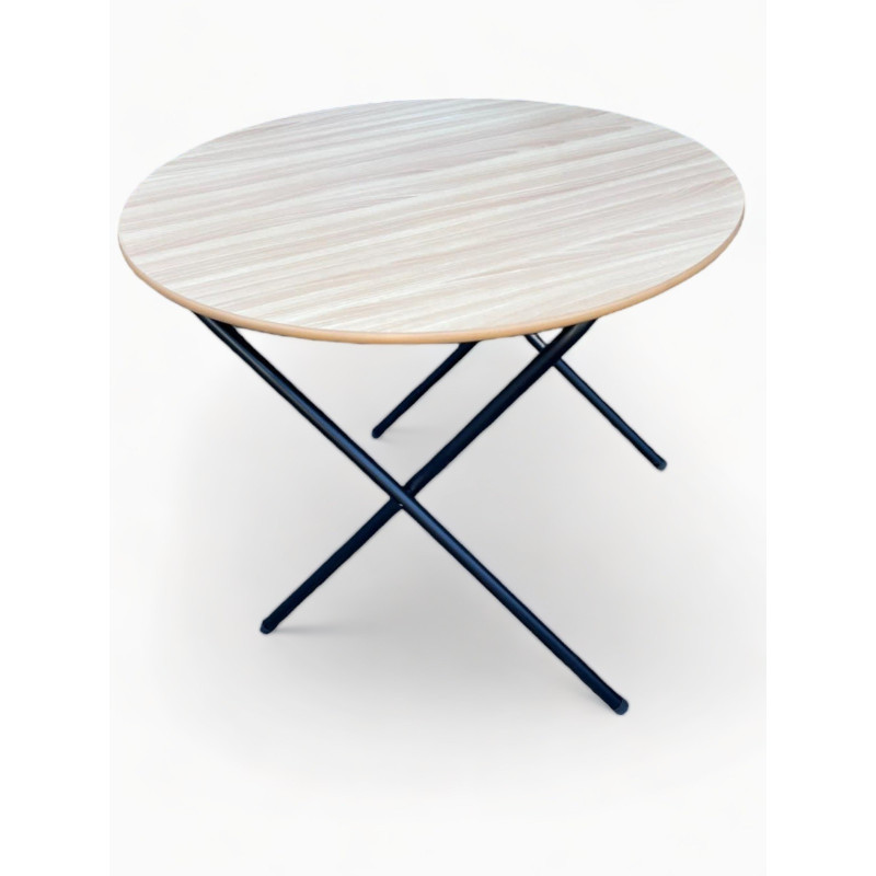 Beech Wood Round Folding Table | Impsuk
