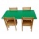 Kids beech wood preschool classroom school tution centre study table