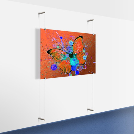 'Wall-to-Wall' Metal/Poster Art Display Wall Hanging Kit