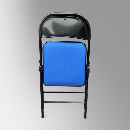 Blue Folding Chair (Fabric Padded) | IMPSUK