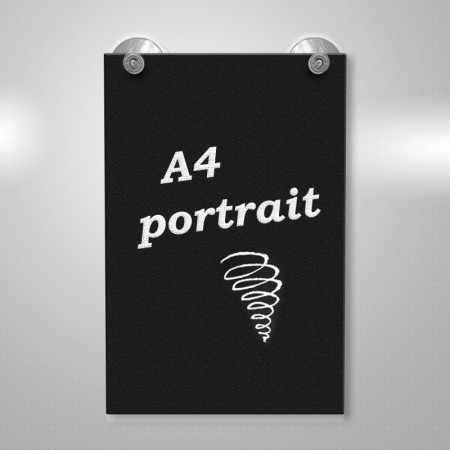 Double Sided Chalkboard Window Display Suction Cups Hanging