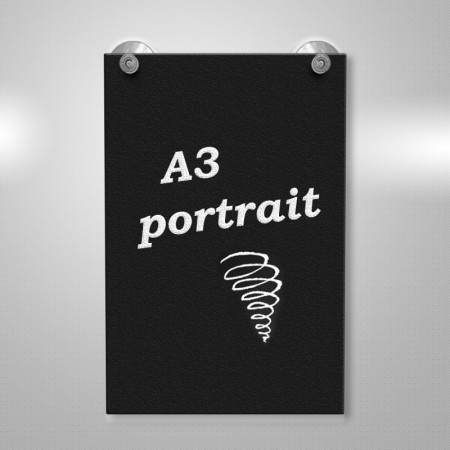 Double Sided Chalkboard Window Display Suction Cups Hanging