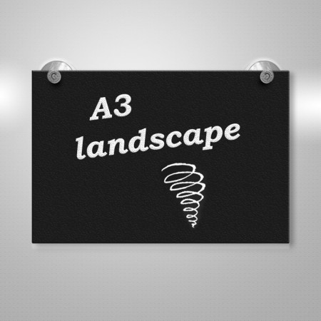 Double Sided Chalkboard Window Display Suction Cups Hanging