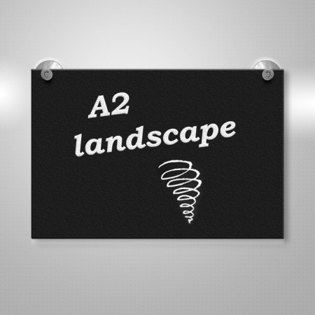 Double Sided Chalkboard Window Display Suction Cups Hanging