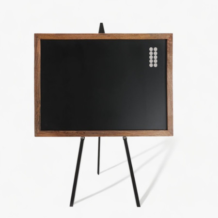 Photograph Display Metal Easel with Wooden Magnet Board | Impsuk 