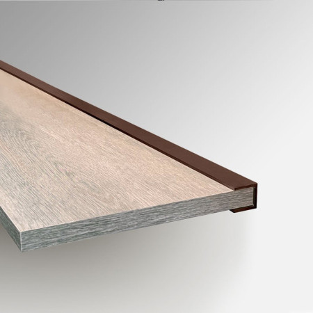 TV Wooden Shelf Under Fireplace Mantel