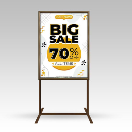 Free Standing Pavement Sign Poster Stand AO | Picture Hanging Direct