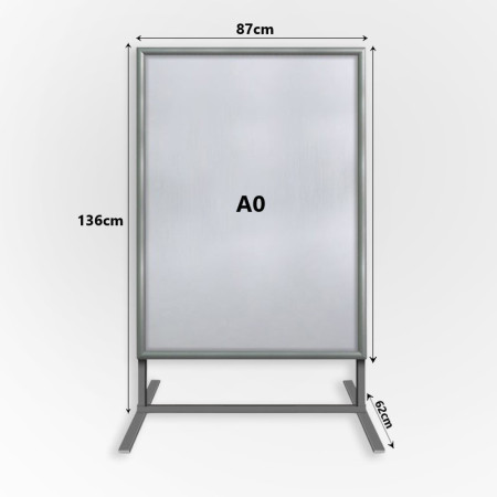 Free Standing Pavement Sign Stand | IMPSUK