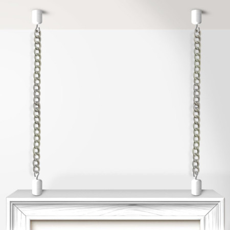 Chain Hanging Kit Ceiling to Frame | Picture Hanging Direct