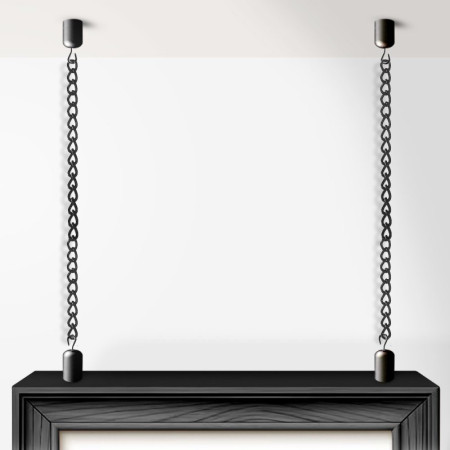 Chain Hanging Kit Ceiling to Frame | Picture Hanging Direct