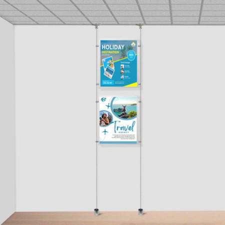 Suspended Ceiling to Floor Twist Hanging Kit