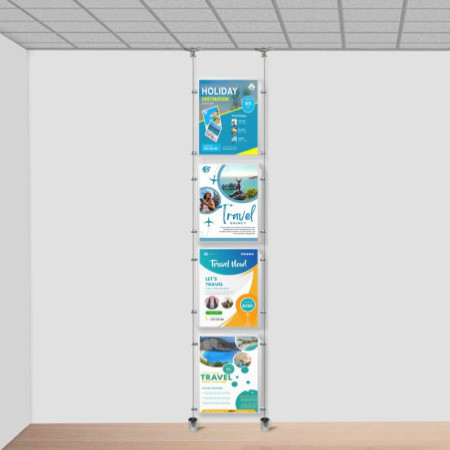 Suspended Ceiling to Floor Twist Hanging Kit