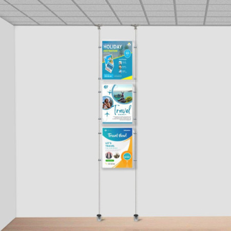 Suspended Ceiling to Floor Twist Hanging Kit