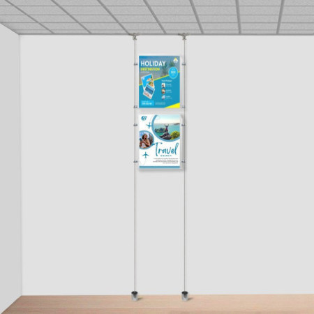 Suspended Ceiling to Floor Twist Hanging Kit