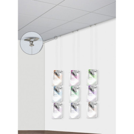 Suspended Drop Ceiling Pamphlet Display Kit