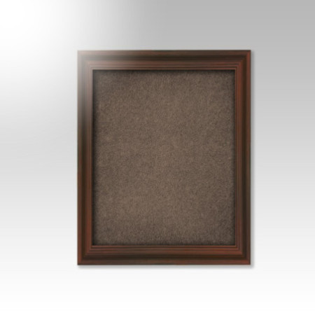 Wooden Framed Felt Pin Board (Coloured)