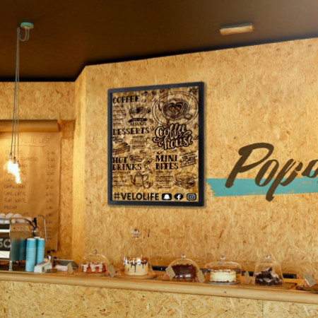Printed Wood OSB MDF Display Frame