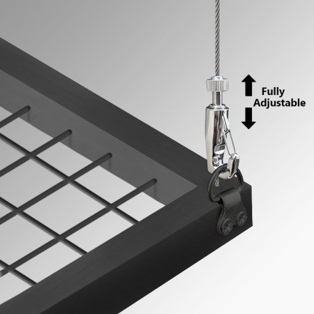 Mesh Panel Ceiling Hanging Adjustable Height Kit