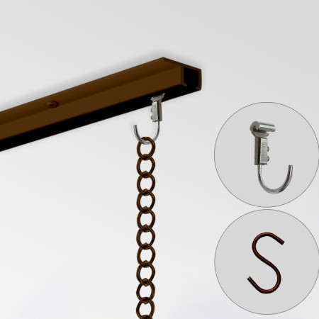 U-Rail Steel Chain Hanging Kit