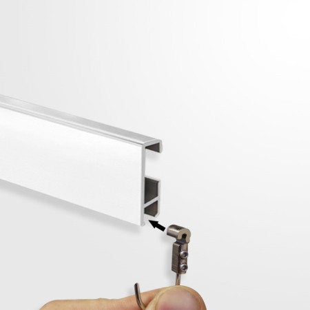 Clip-Rail Steel Chain Hanging Kit (Ready to use)