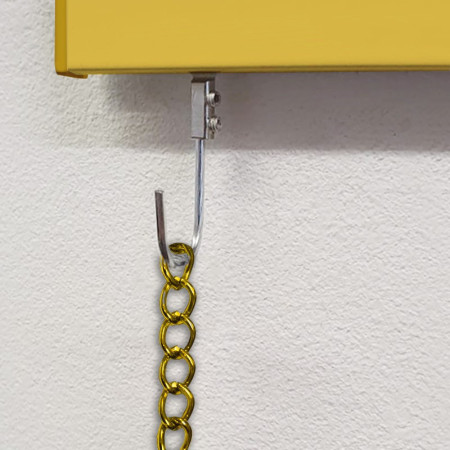 Clip-Rail Steel Chain Hanging Kit (Ready to use)