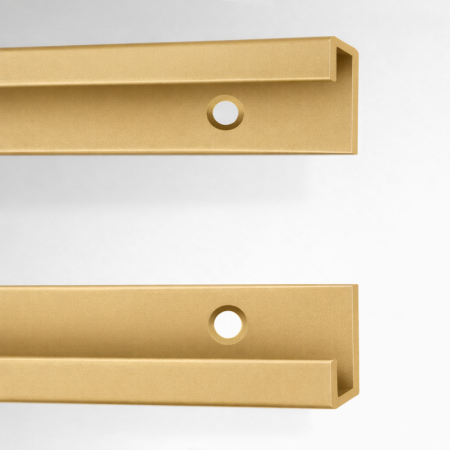 Top Bottom MDF Board Display Rail