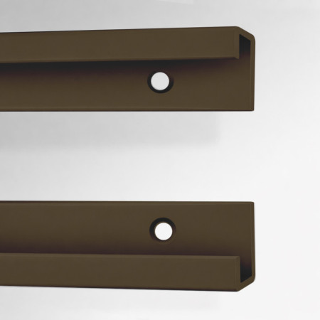 Top Bottom MDF Board Display Rail