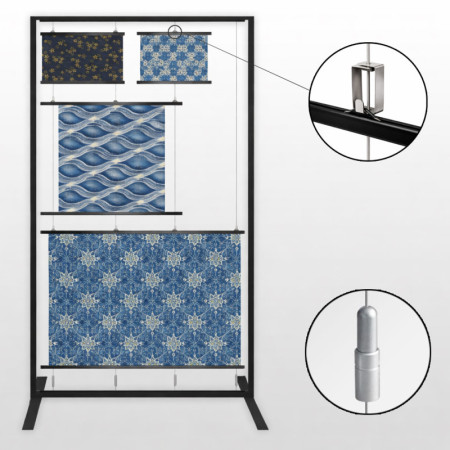 Exhibition Fabric Display Stand Free Standing