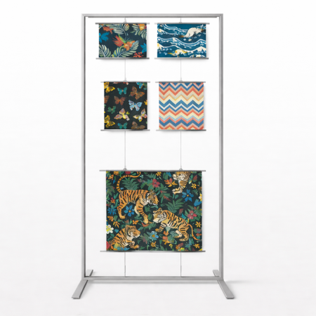 Exhibition Fabric Display Stand Free Standing