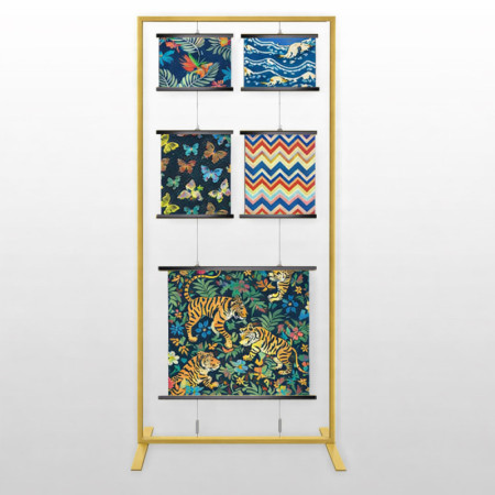 Exhibition Fabric Display Stand Free Standing